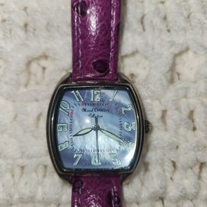 Marcel Drucker purple watch